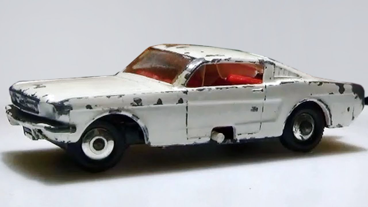 Ford Mustang No.8 Matchbox, renovarea mașinii de jucărie, reînnoire, restaurare