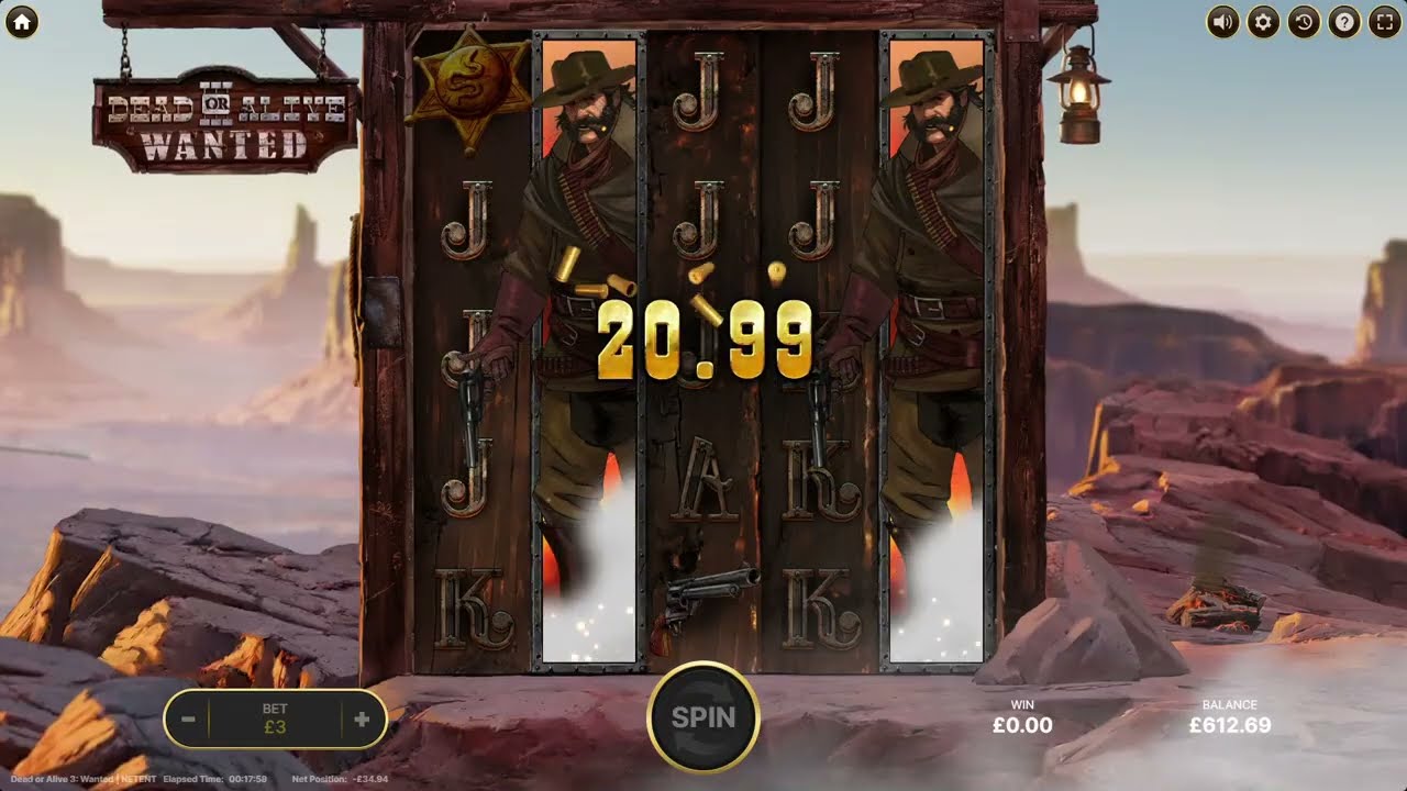 SlotsHawk Plays Dead or Alive 3 by NetEnt - High Volatility Max Bets!