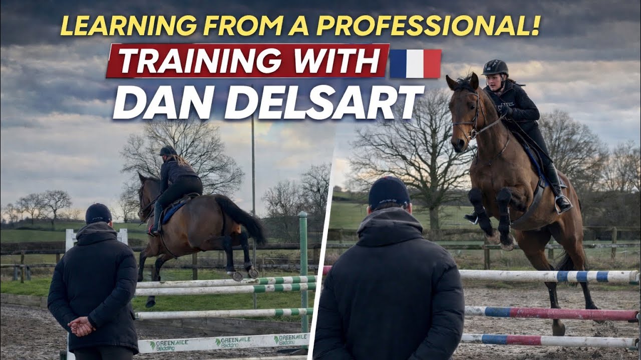 Archie’s Biggest Jumps Ever! Our best lesson yet with Dan Delsart 🇫🇷🐴
