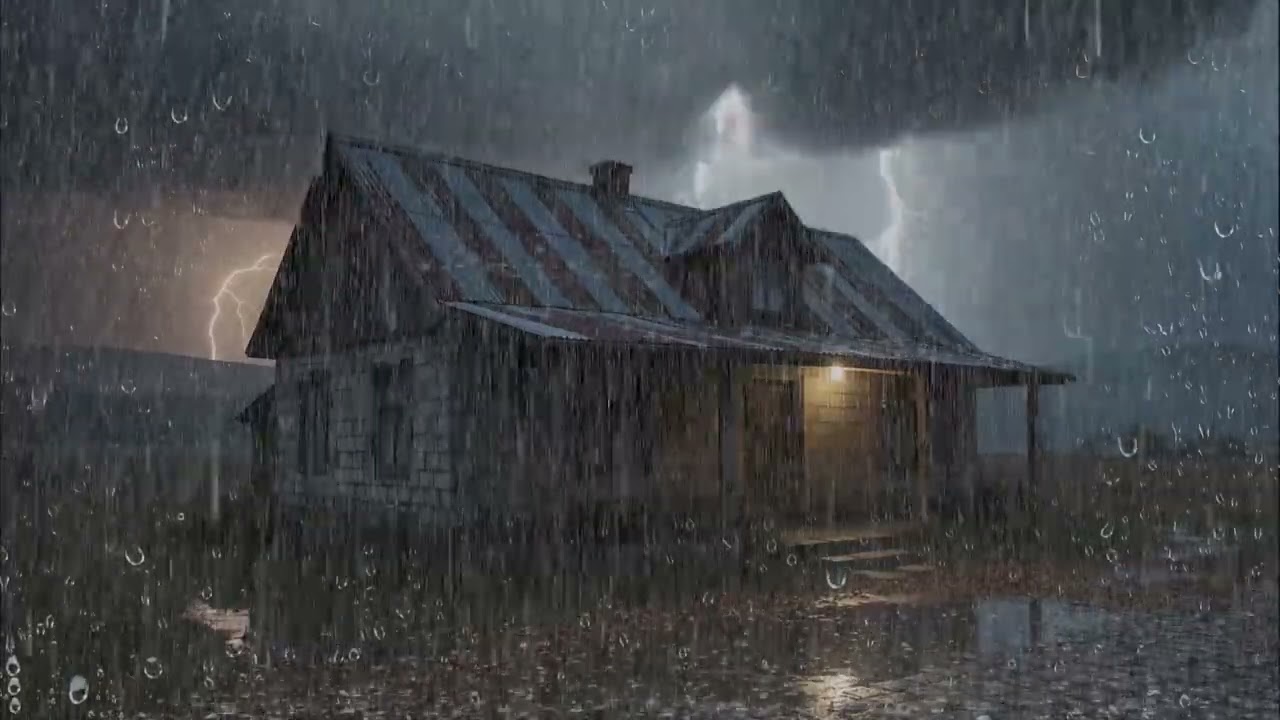 Thunder Rain for Deep Sleep 🌧️