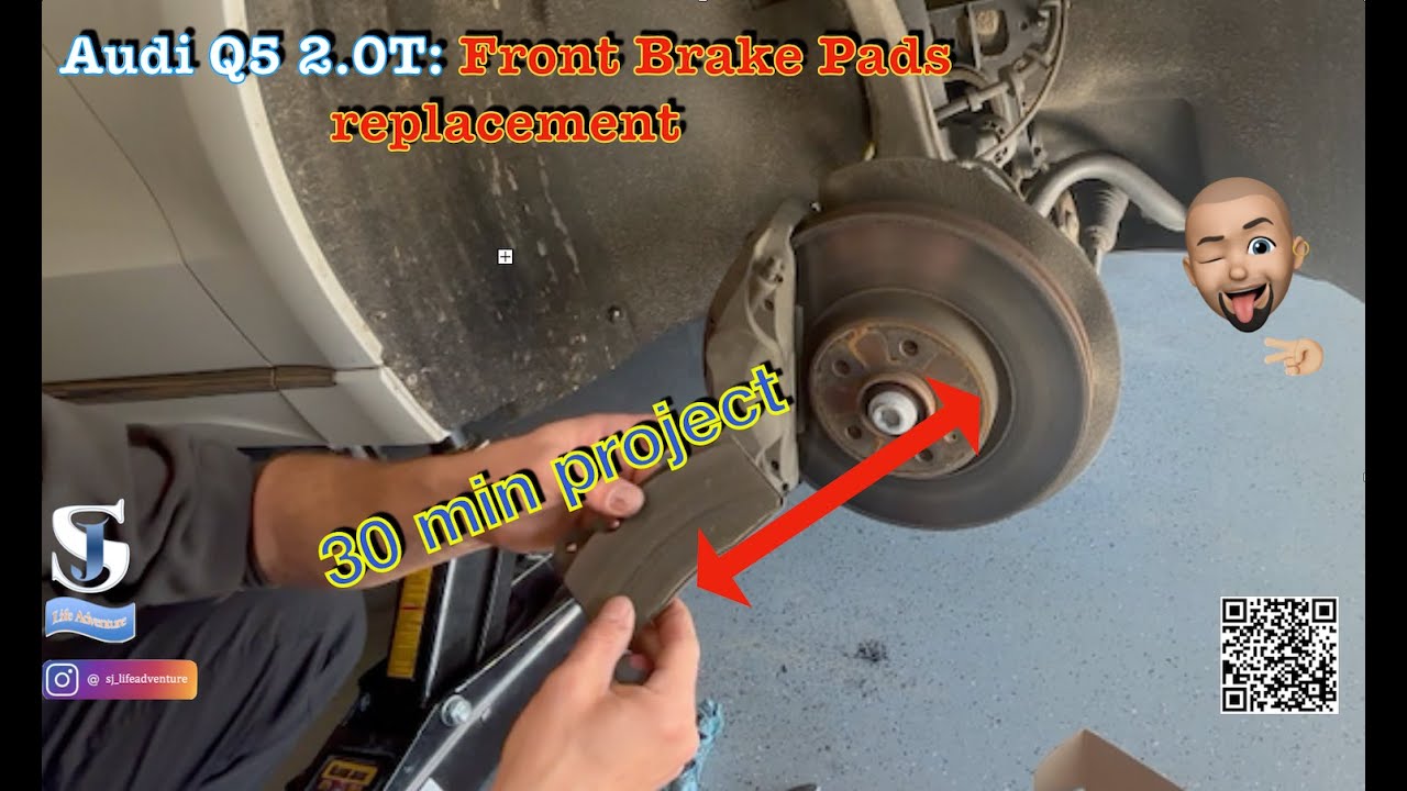 How to repair your Audi Q5 2.0T:  Front brake pads replacement