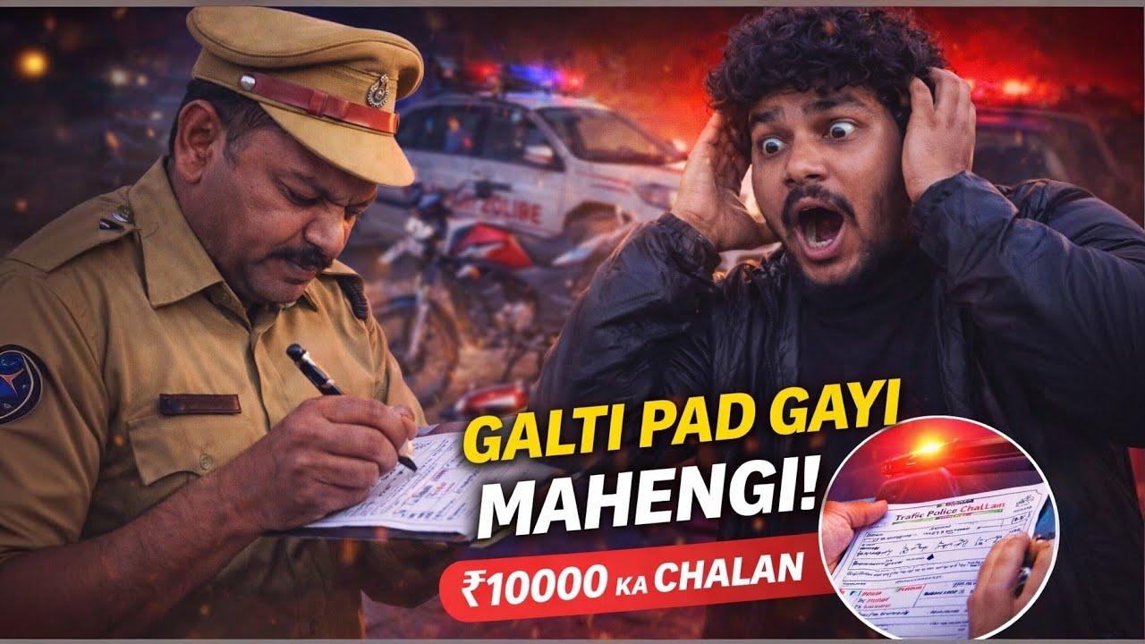 ₹10000 ka Kaat Diya Mera Chalan 😳 | Galti Kiski Thi? #vlog 