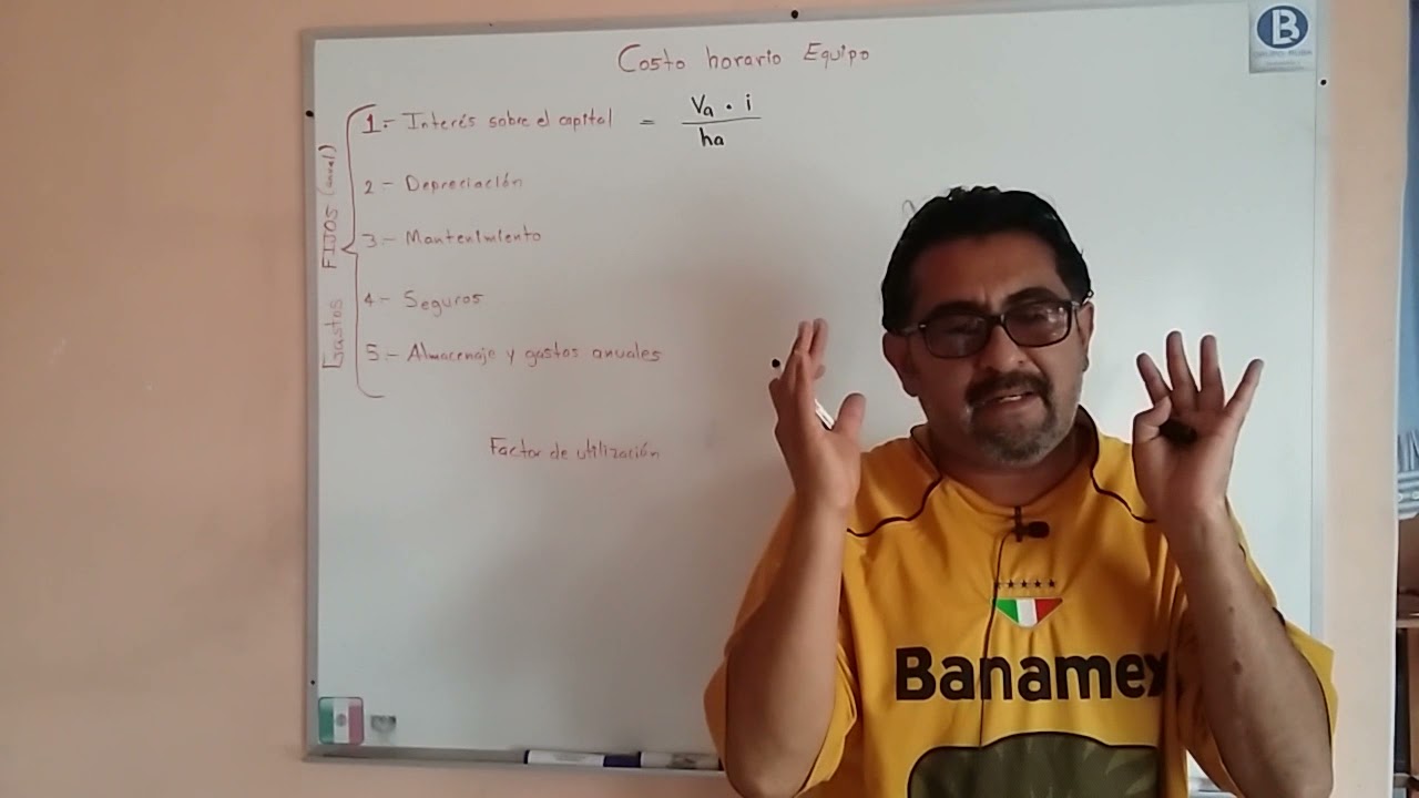 Gastos fijos del  análisis  de  costos  horario de EQUIPO de construcción