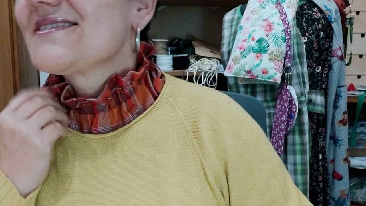 🌹 2601 Idea facile e utile : COLLO rimovibile  Tutorial cucito creativo  susi