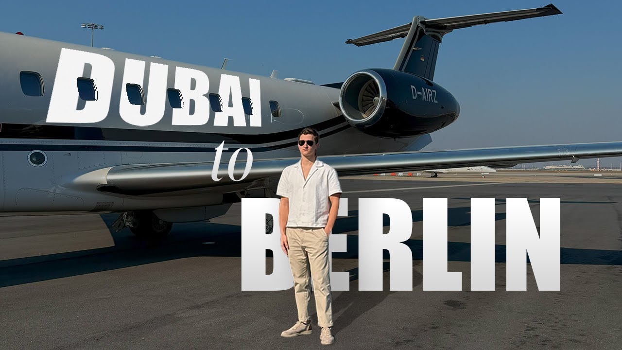 I took a Private Jet from Dubai to Berlin