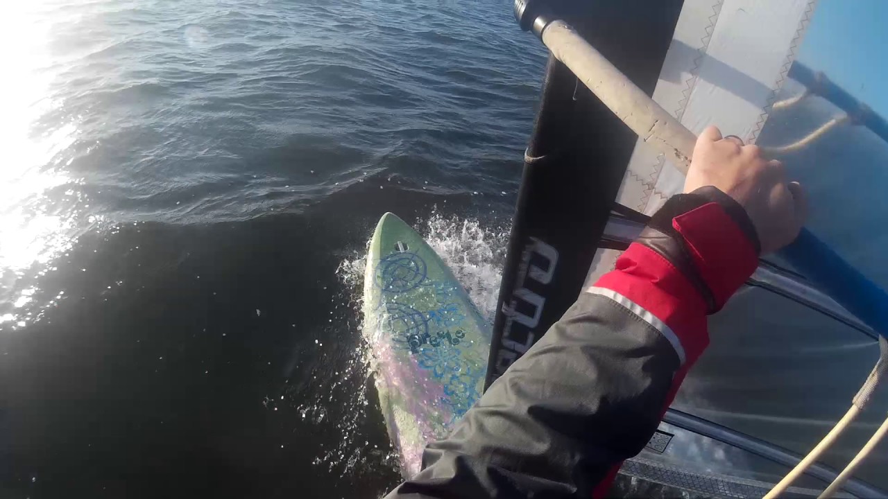 2017 0806 Sun EVE sesh, marginal 7.5m + BIC PRESTO