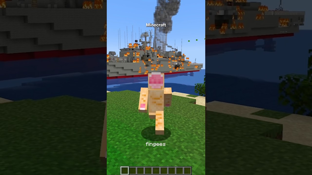 I added pearl harbor to #minecraft #cursedminecraft #minecraftmemes
