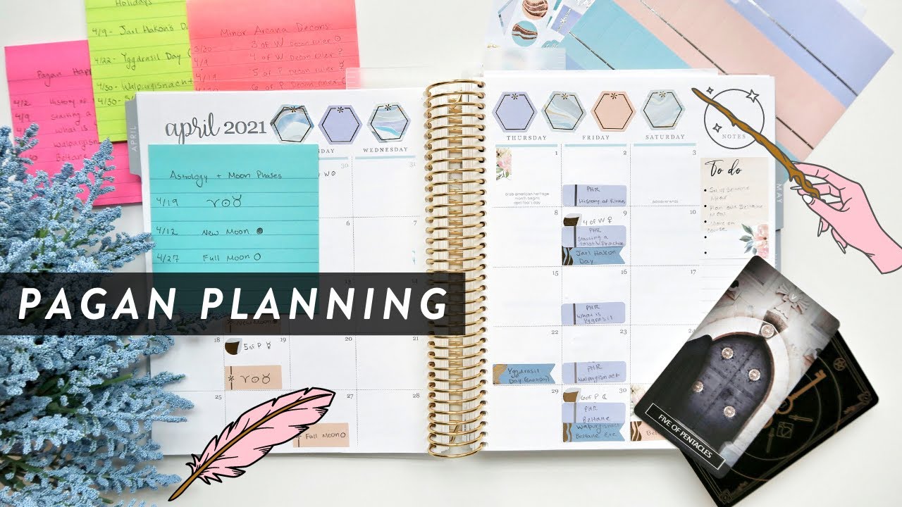 Plan With Me || Pagan Planning for April