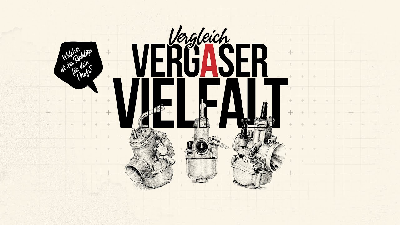 mofakult ACADEMY | Vergaser Vergleich, Original vs. getarnt vs. Rennvergaser.