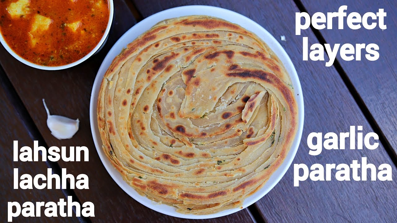 lachha garlic paratha recipe | लहसुन परांठा रेसिपी | chilli garlic paratha | lahsun ka paratha