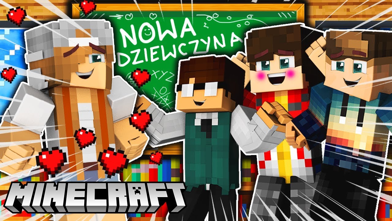 😍 NOWA DZIEWCZYNA W KLASIE?! *zakochałem się?!* | MINECRAFT EKSTRA SZKOŁA!