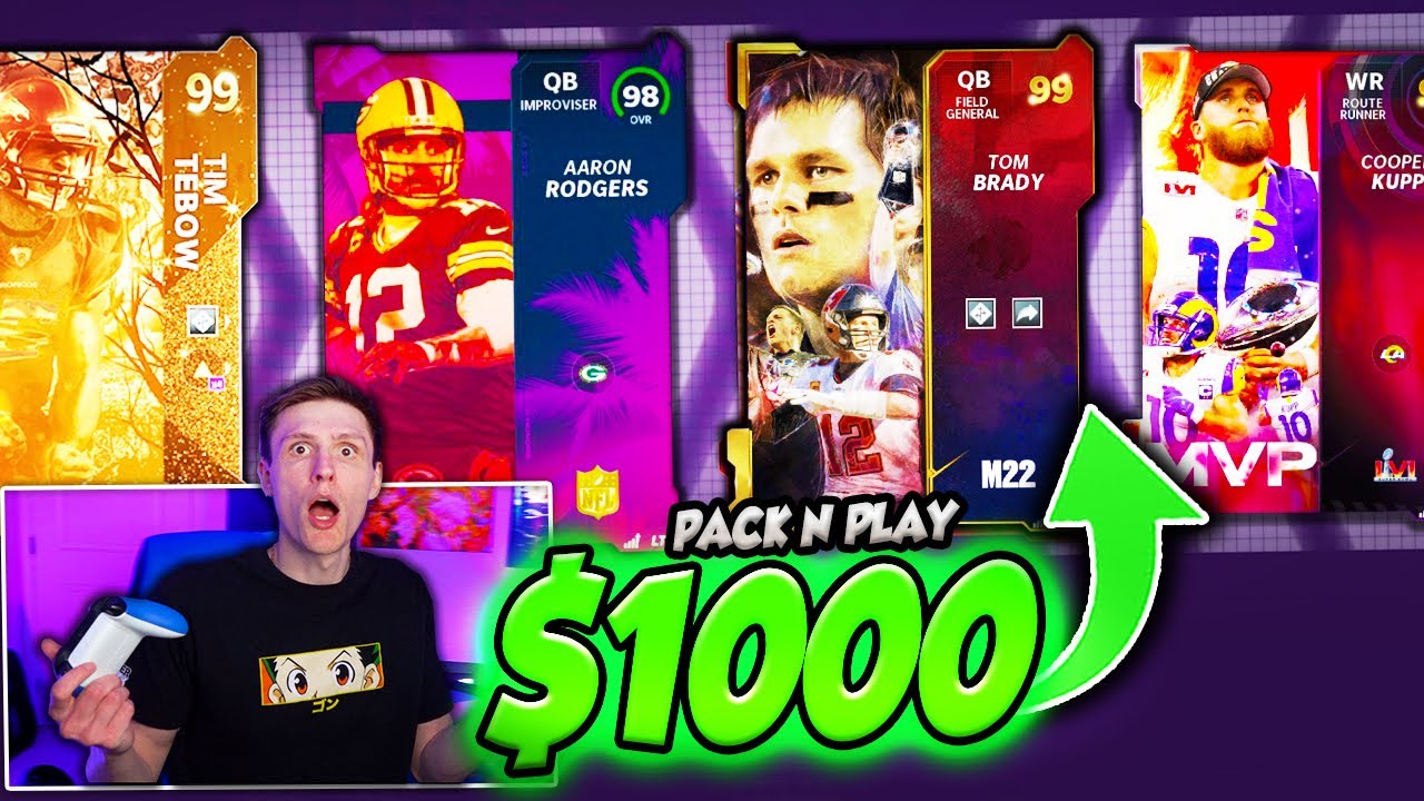 *INSANE* $1000 Pack and Play... (NFL Honors, LTDs, Ultimate Legends, etc.) - Madden 22 Ultimate Team