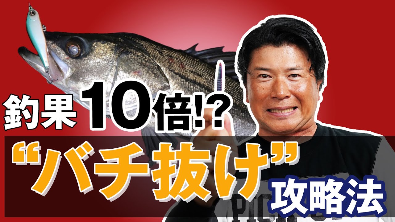 【バチ抜け攻略法】一年中使えるバチ抜け鉄板メソッド！オヌマンのシーバス塾！
