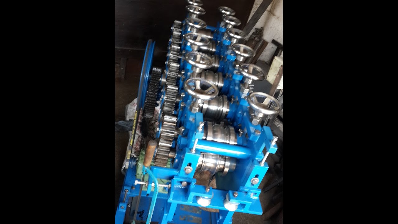 Automatic rolling shutter slats strip making machines