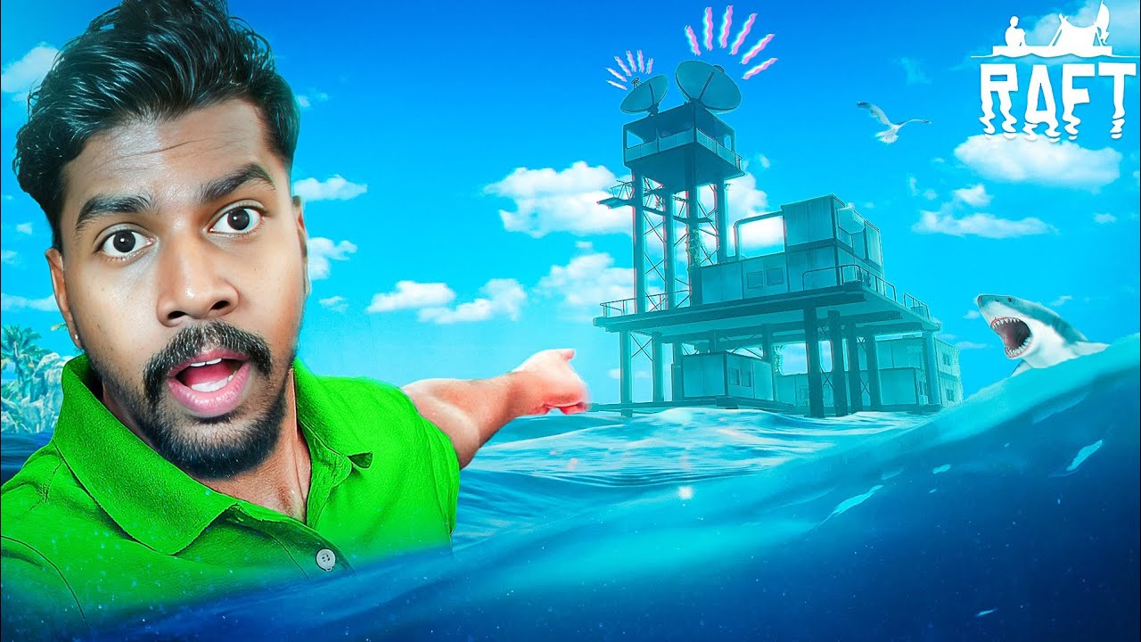 I FOUND A SECRET HIDDEN ISLAND 🏝️!! Raft (Part 7)