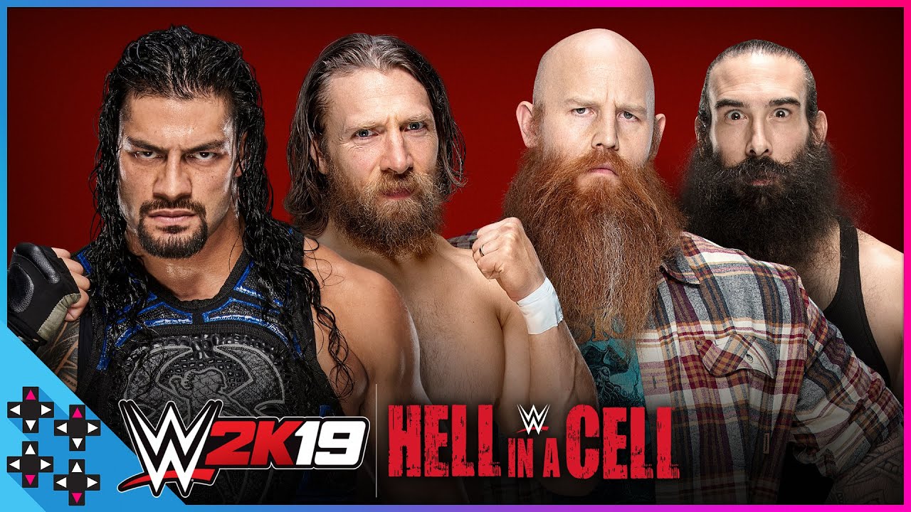 Hell In A Cell: Roman Reigns & Daniel Bryan vs. Erick Rowan & Luke Harper: WWE 2K19 Simulation