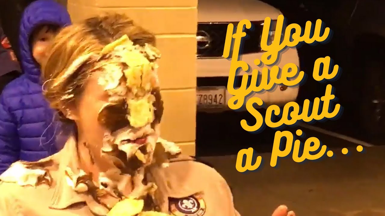 Cubmaster Pied in the Face by Cub Scout with Top Popcorn Sales #Boyscouts #Cubscouts #Chiefseattle