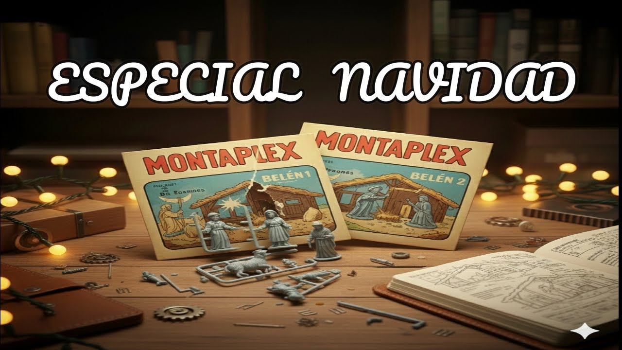RETO MAKER NAVIDEÑO | Montando un Belén de Juguete con 50 AÑOS de antigüedad.