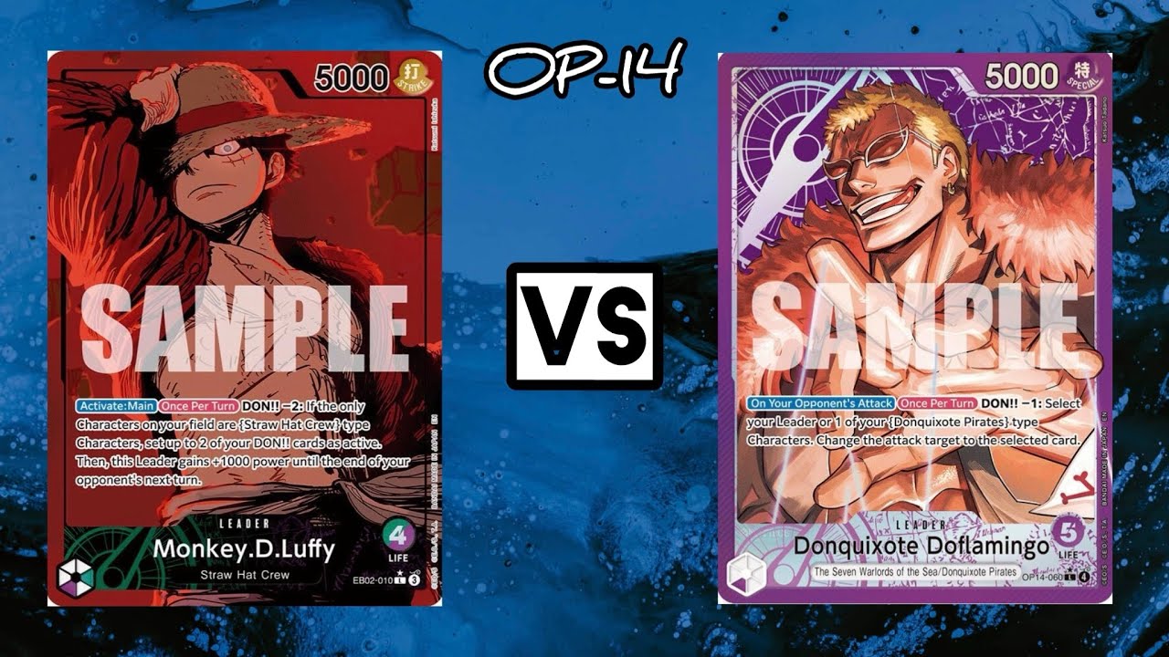 One piece TCG locals GP Luffy vs P Doflamingo round 2