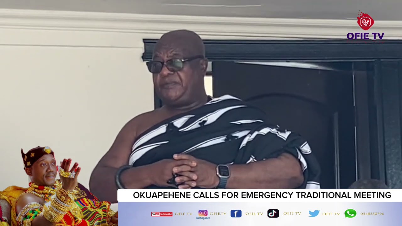 #OKUAPEHENE RESPONDS TO #ATWEASIN CHIEFTAINCY CLASH || SERMONS BOTH FACTIONS BEFORE HIM