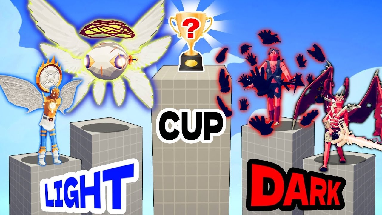 SUPER TOURNAMENT of ALL LIGHT UNIT vs DARK UNITS | TABS - Totally Accurate Battle Simulator