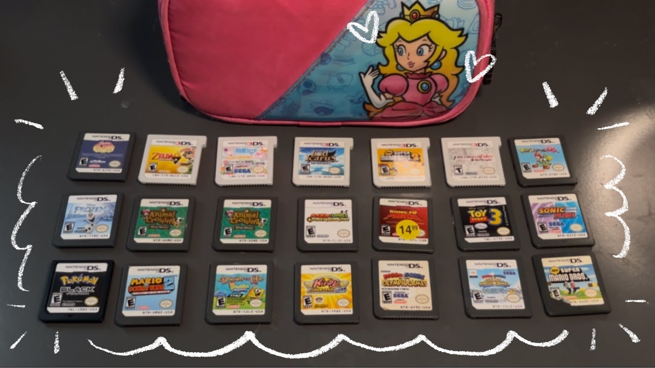ASMR | Going Through My 3DS Case & Games 🎮 💙