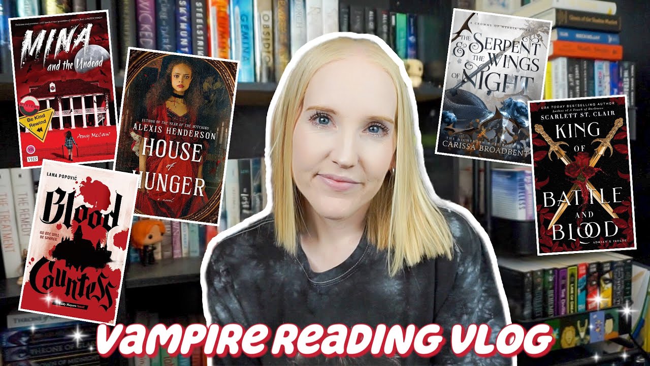 🧛🏻&zwj;♀️ reading vampire books because it's not just a phase 🧛🏻&zwj;♀️ reading vlog | ep. 1