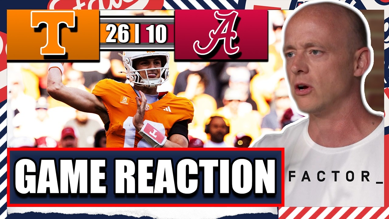 Tennessee UPSETS Alabama...Rapid Reaction - Josh Pate's College Football Show