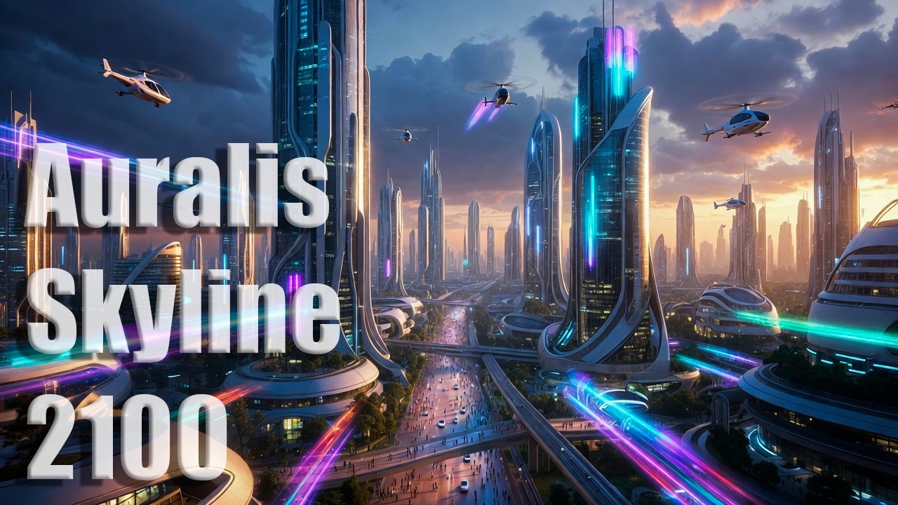 &ldquo;Auralis Skyline&rdquo; 2100 -  Electronic cinematic pop ballad