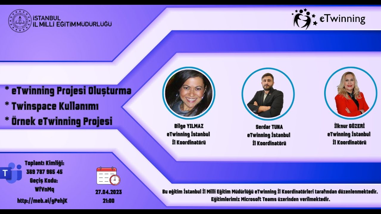 eTwinning Projesi Oluşturma, Twinspace Kullanımı, Örnek eTwinning Projesi