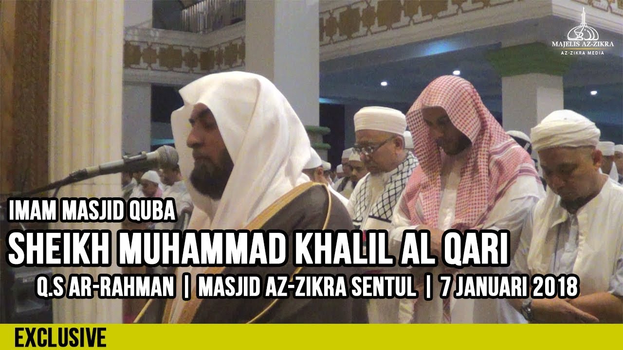 Imam Shalat Subuh di Masjid Az-Zikra Sentul | Sheikh Muhammad Khalil Al Qari