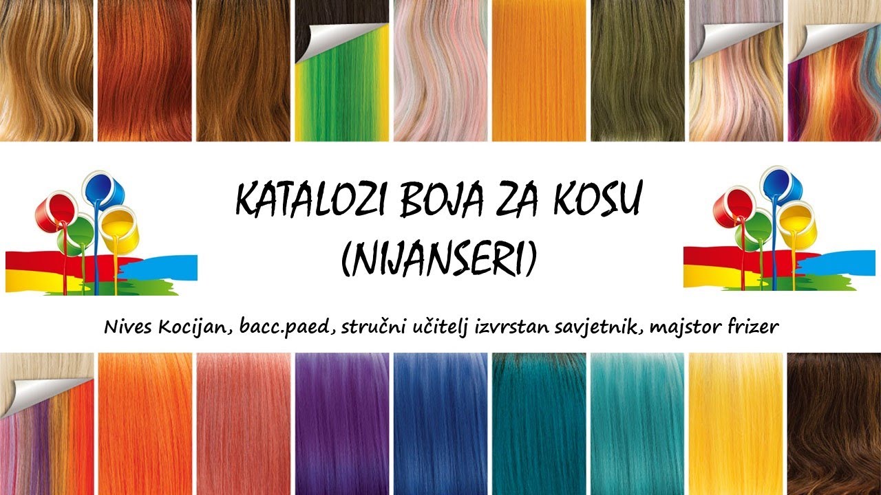 Katalozi boja za kosu (nijanseri)