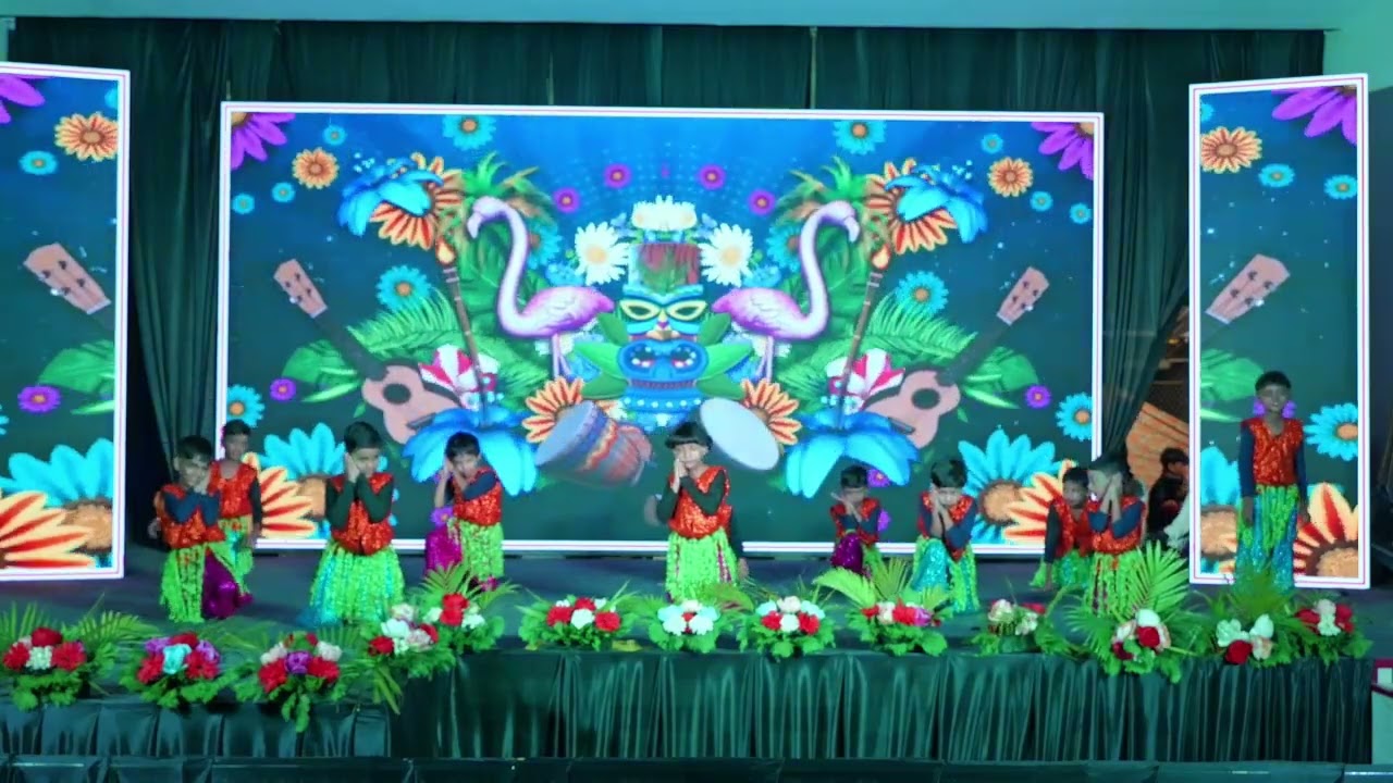 Jungle dance , a colourful  performance of our grade I students