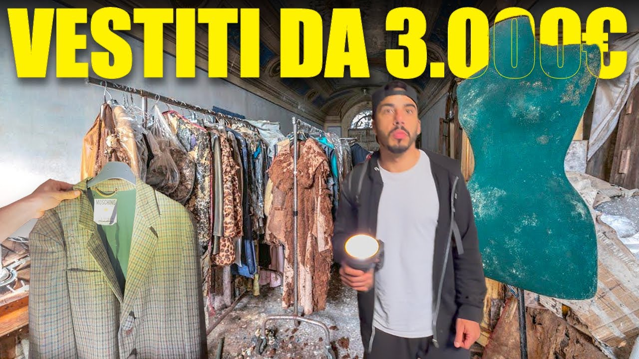 TROVIAMO UNA VILLA ABBANDONATA PIENA DI VESTITI COSTOSISSIMI! - QUANTI SOLDI AVEVA QUESTA FAMIGLIA?