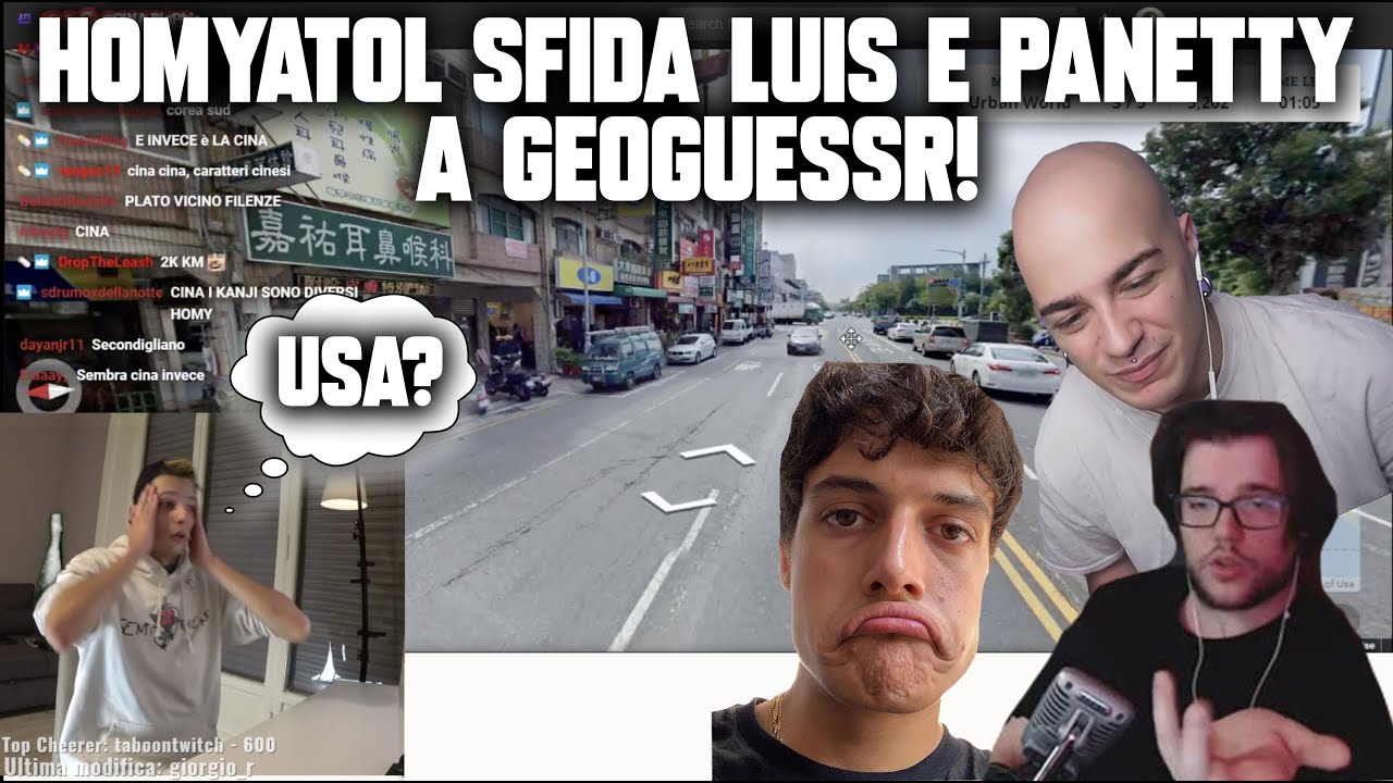 Homyatol sfida Luis e Panetty a Geoguessr con Enkk! 🌍