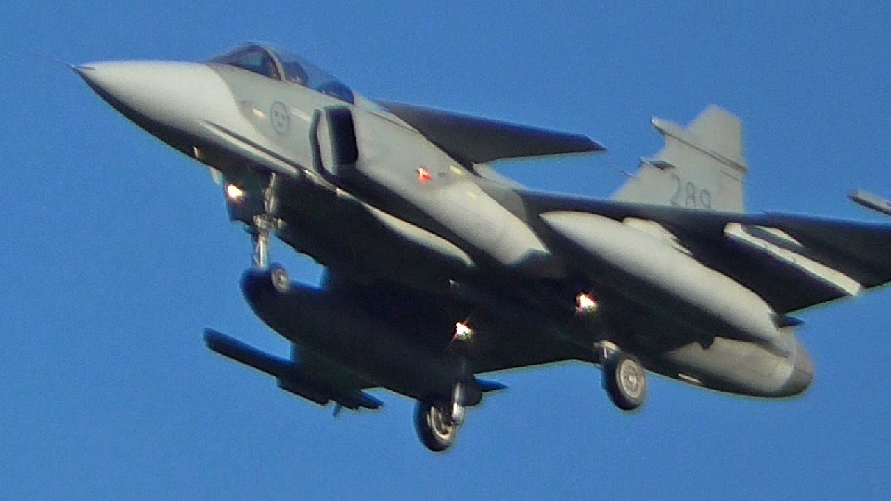 Swedish Air Force JAS 39 Gripen's at RAF Leeming 'Joint Warrior 2016'