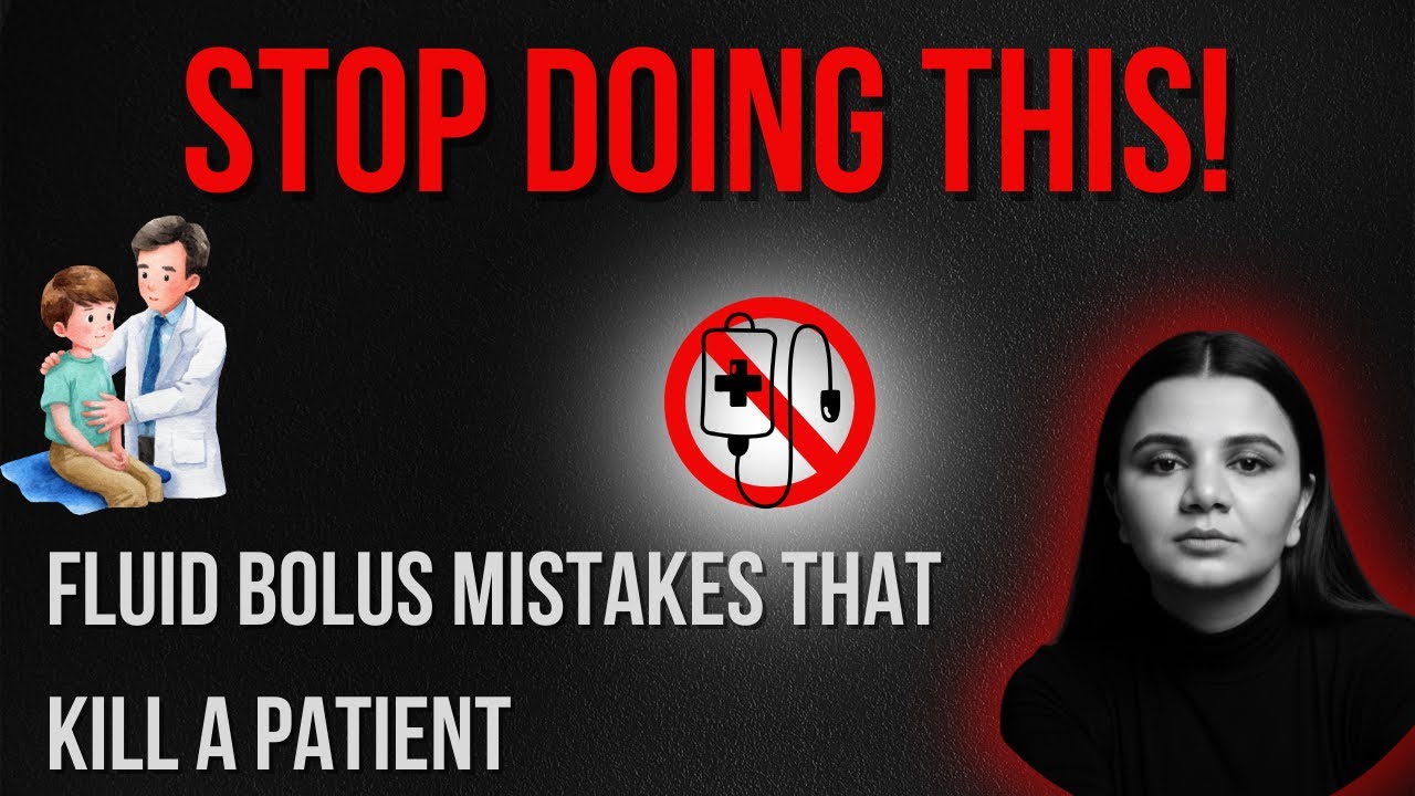 Stop These Fluid Bolus Mistakes in Shock! | PICU Emergency Guide 