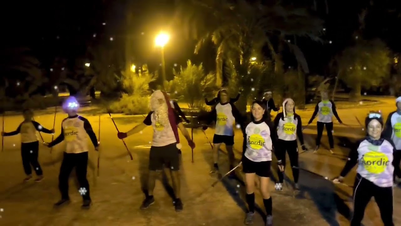 Coreografía navideña de Marcha Nórdica 2025 - Costa Blanca Nordic Walking