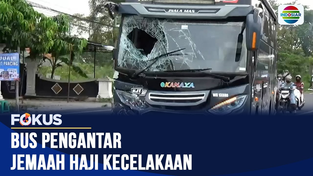 Bus Pengantar Jemaah Haji Tabrak Dua Minibus di Klaten, Diduga Sopir Mengantuk | Fokus