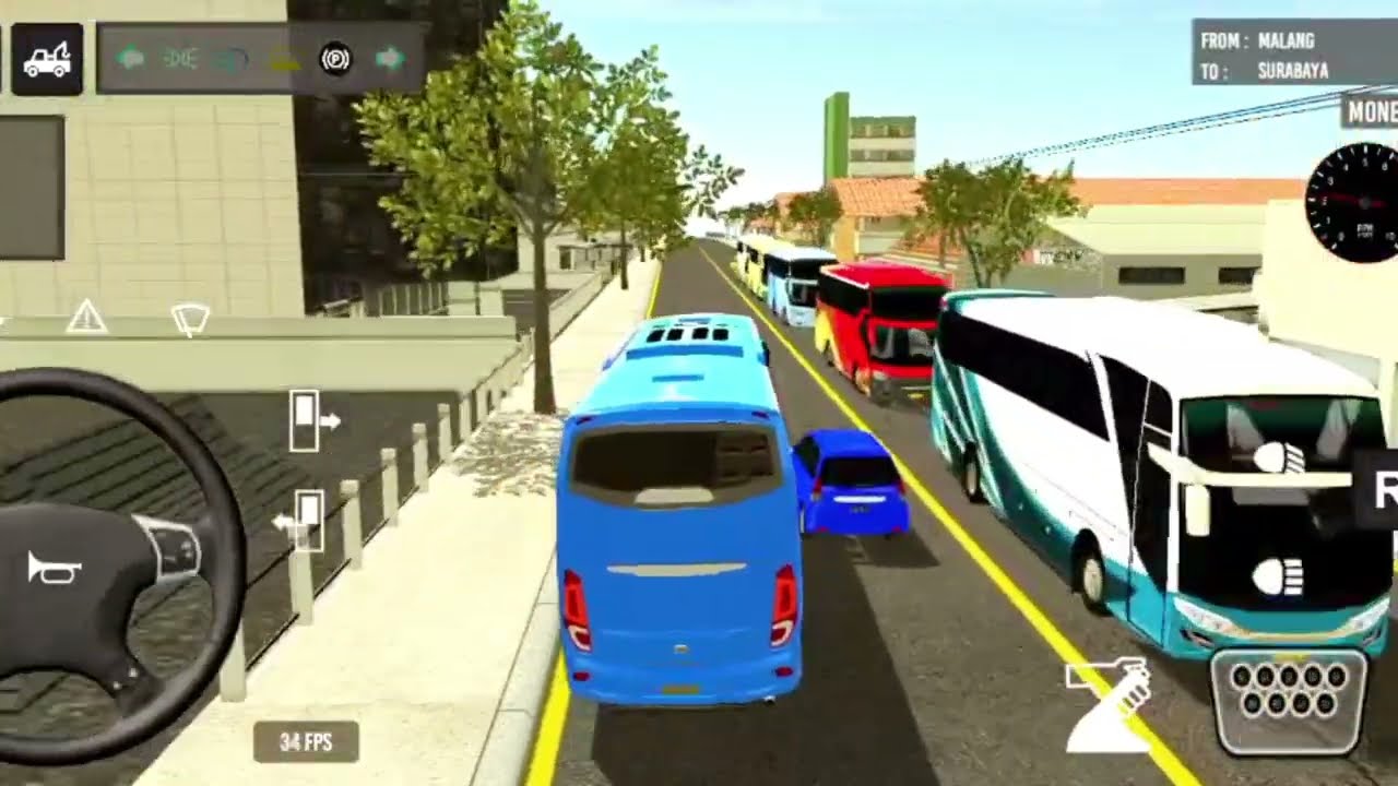 2026 new coach bus simulator 💥 ||2025 indonesia bus simulator part-42 #bus #game #simulator #1