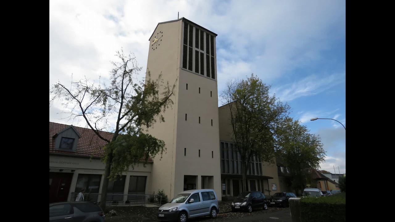 Schweinfurt-Gartenstadt (D) die Glocken der kath. Kirche Maria Hilf