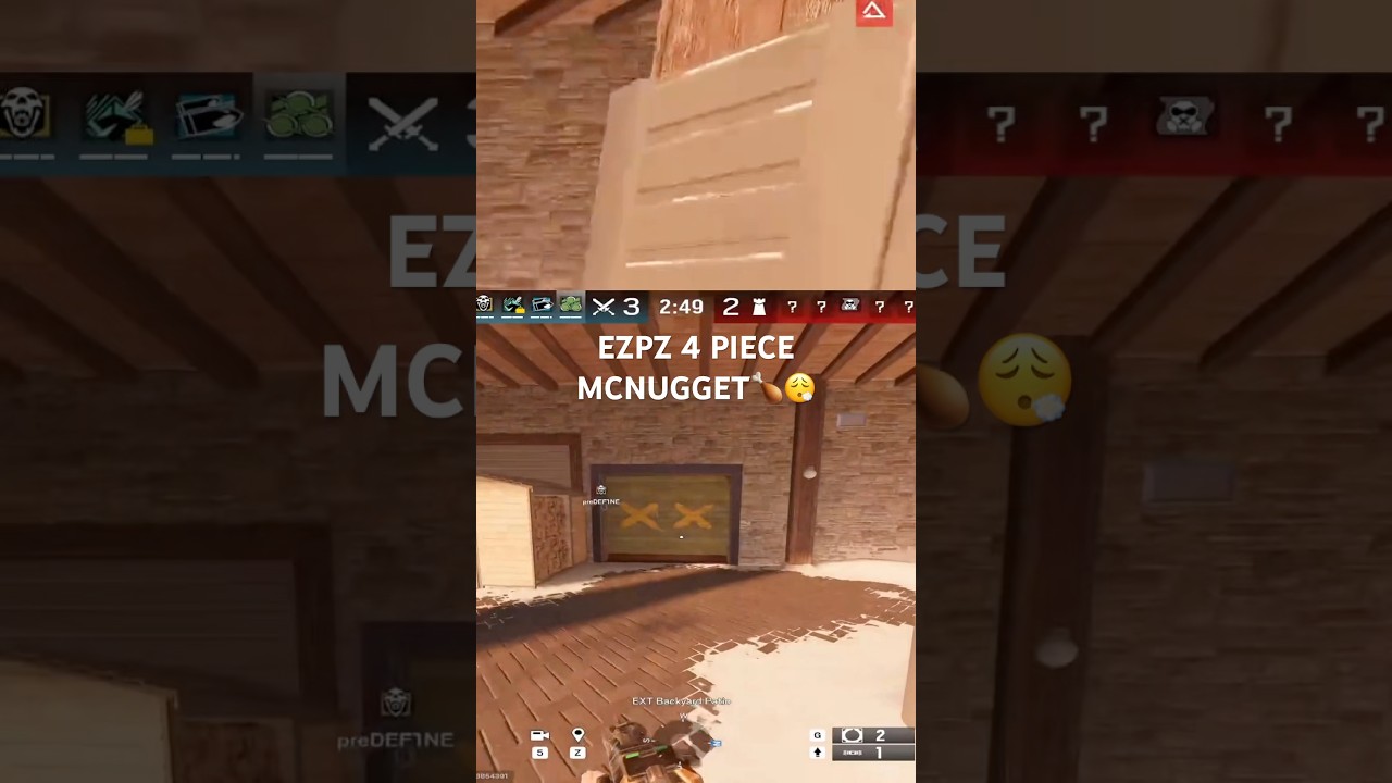 EZ 4 PIECER😮&zwj;💨 #rainbow6siege #r6siege