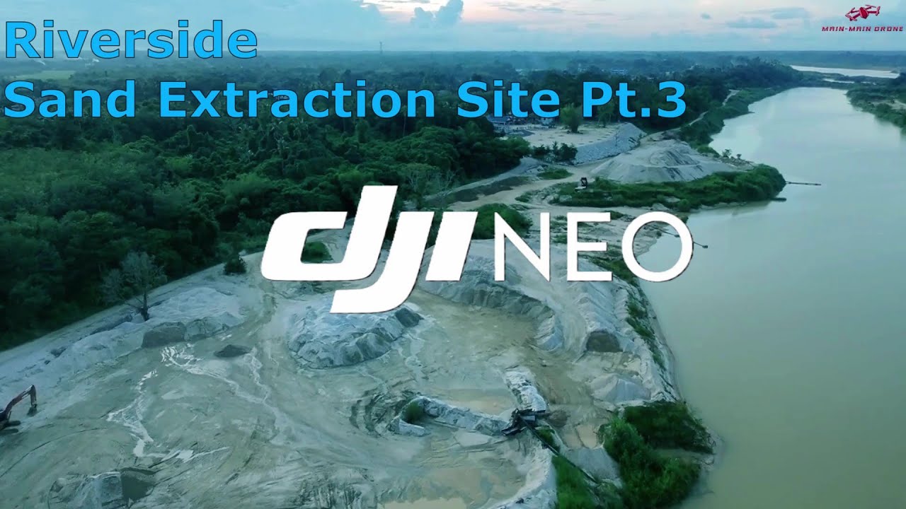 Exploring a Riverside Sand Extraction Site with DJI Neo | Stunning Drone Footage Pt.3