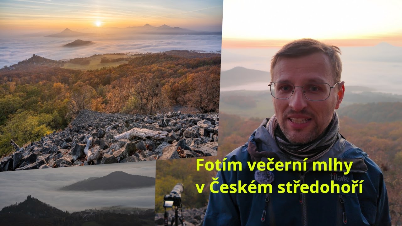 Fotím mlhy z Plešivce ve Středohoří | Fotovýlet #7 | Krajinářská fotografie