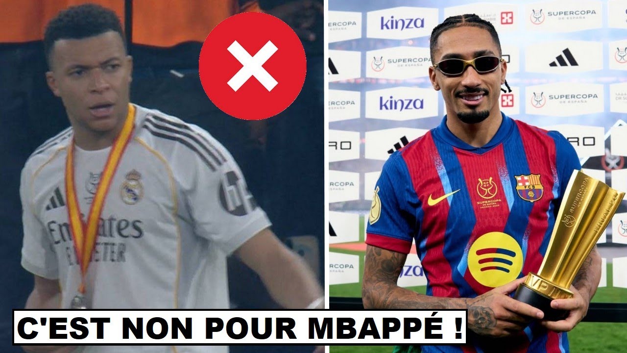 🚨🚨 MBAPP&Eacute; REFUSE DE FAIRE UNE HAIE D'HONNEUR AU BARCA ! / RAPHINHA REMERCIE HANSI FLICK ! ZI#3540