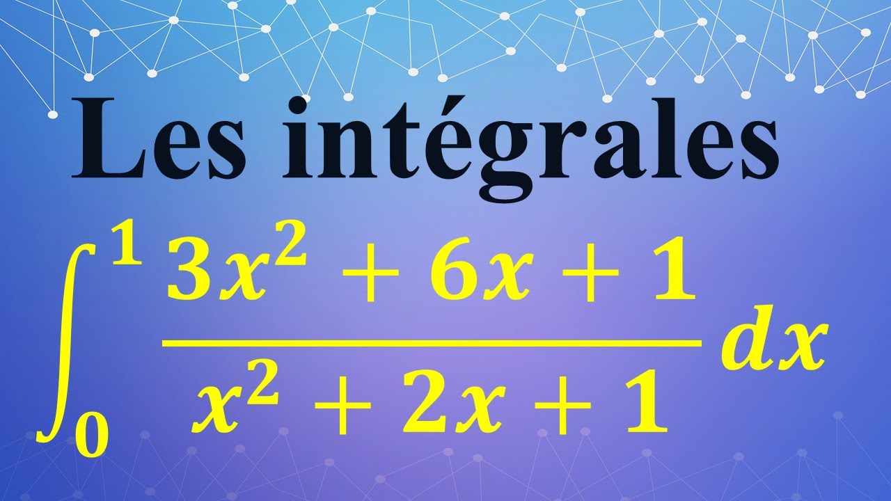 Calcul d'intégrale: Exercice très important