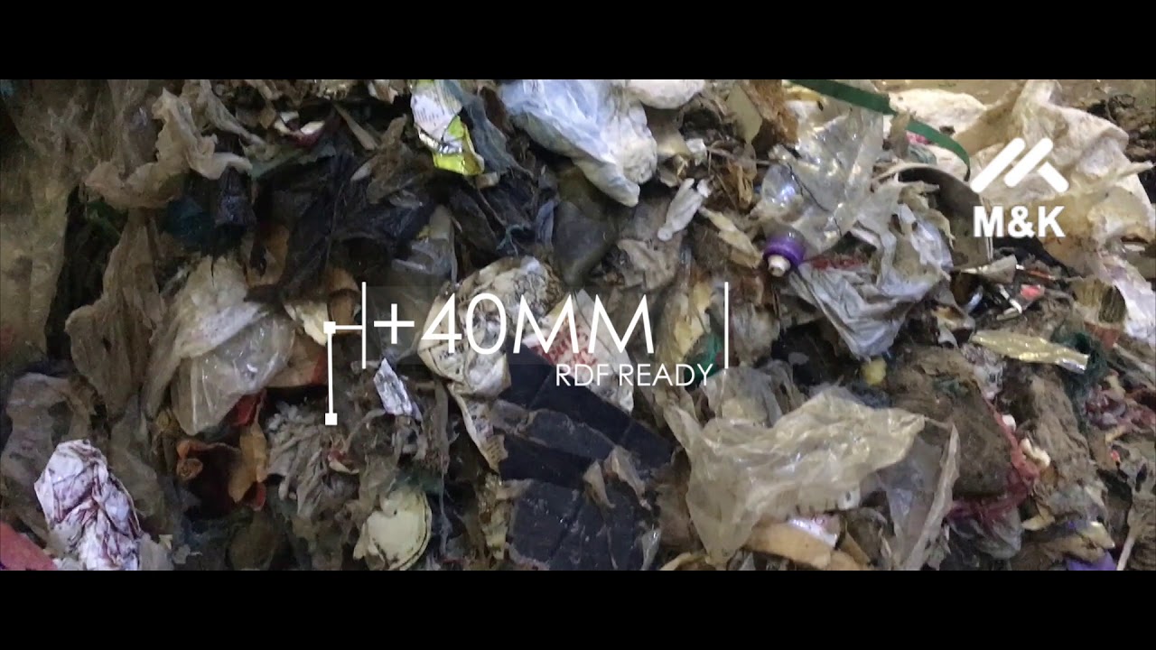 M&K Mobile Tracked Waste Screen screening RDF