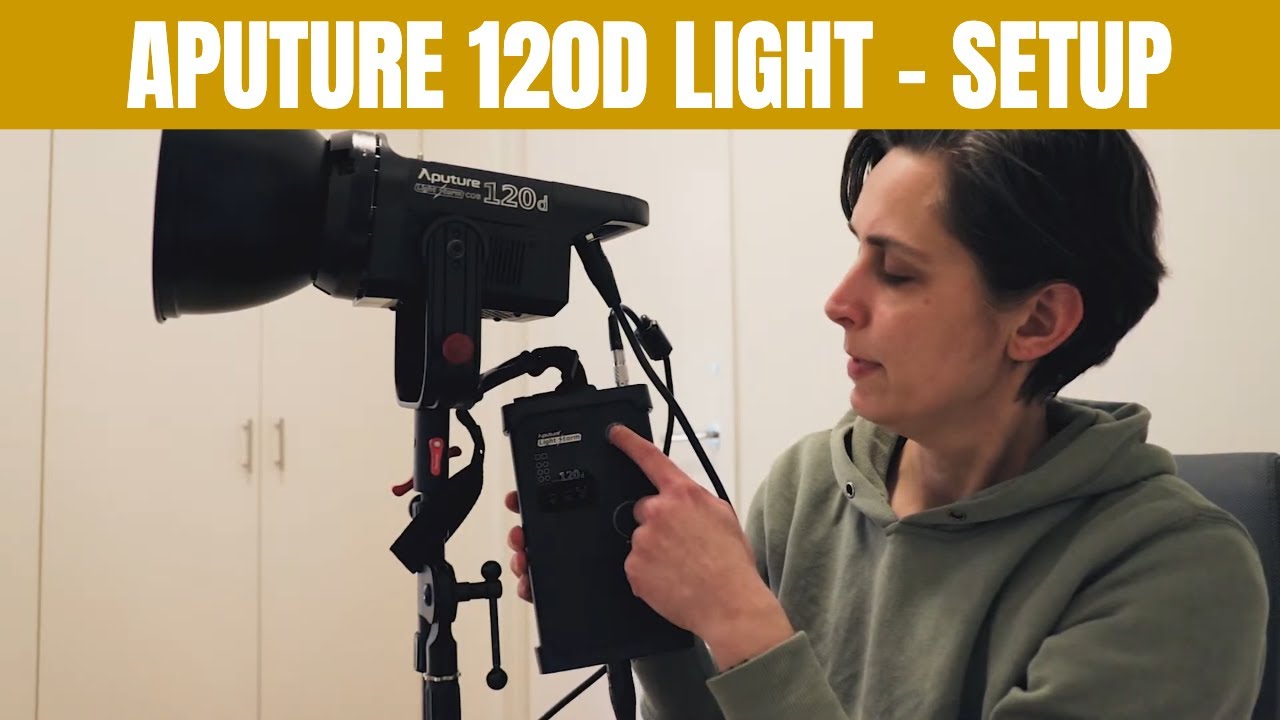 Aputure Light Storm COB 120D LED Light - Unboxing & Setup
