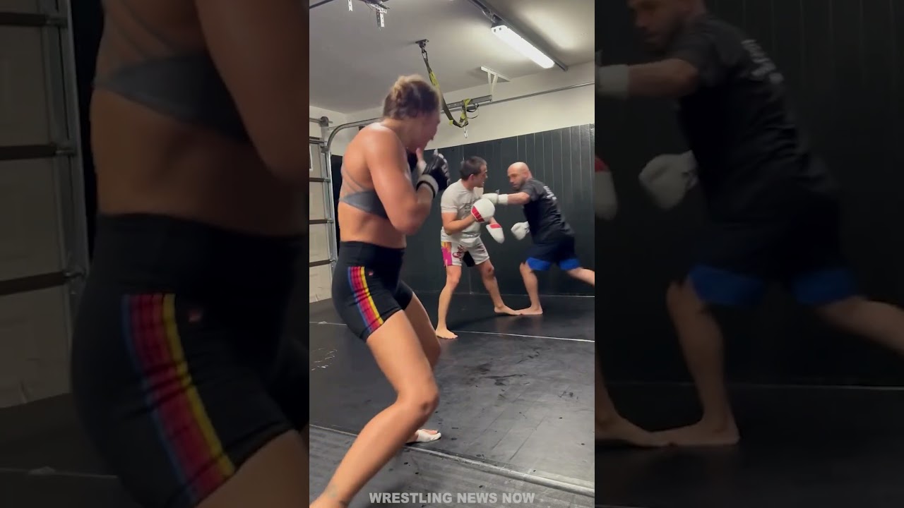 Ronda Rousey Trains for WWE Return as MMA & UFC Fighter Makes Comeback #wwe #rondarousey #smackdown