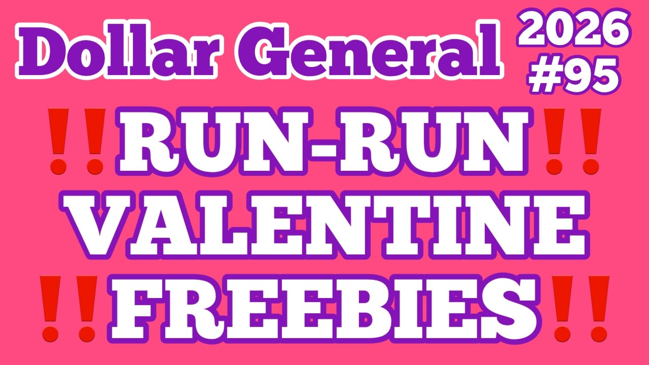 2026#95🏃‍♂️🏃🏽‍♀️💨Купоны Dollar General‼️БЕГИТЕ-БЕГИТЕ‼️БЕСПЛАТНЫЕ ПОДАРКИ КО ДНЮ СВЯТОГО ВАЛЕНТИН...